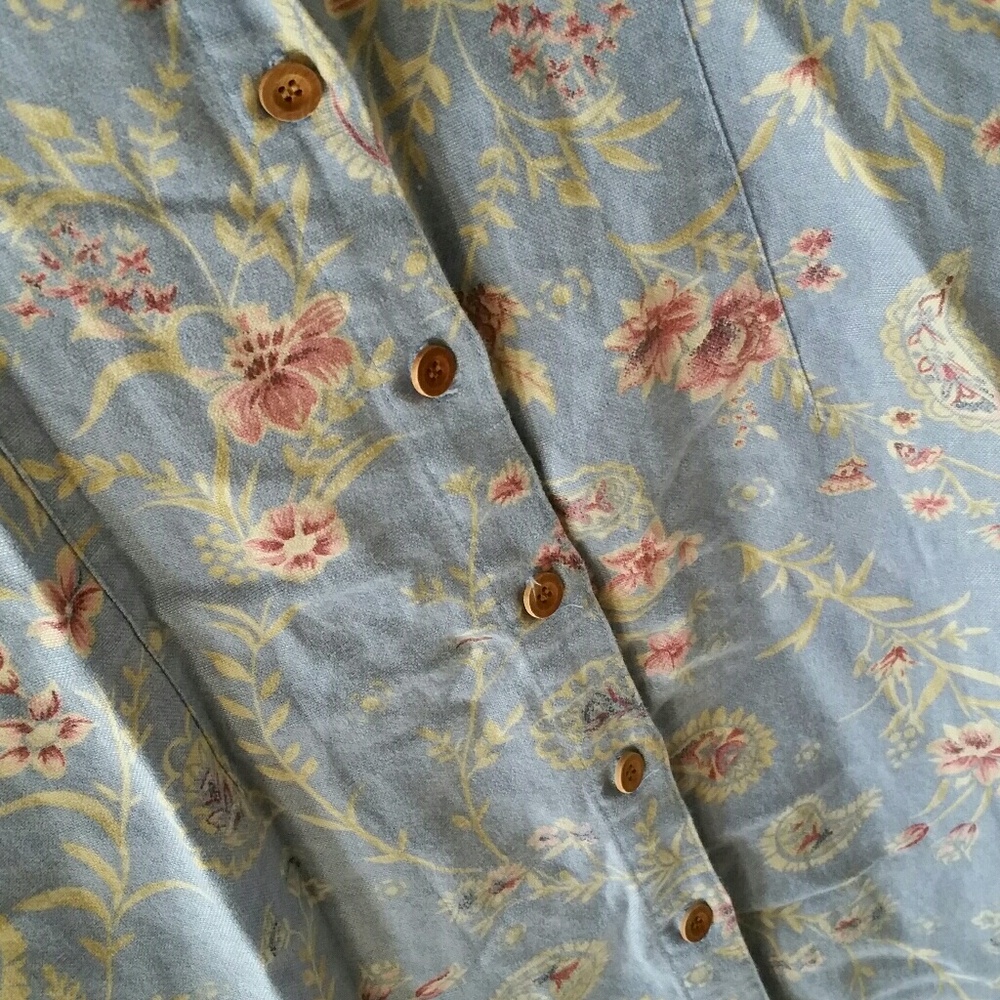 ChArtEr ClUb liNeN fl0rAl mAxi 💙🌺🌼 - Picture 6 of 6